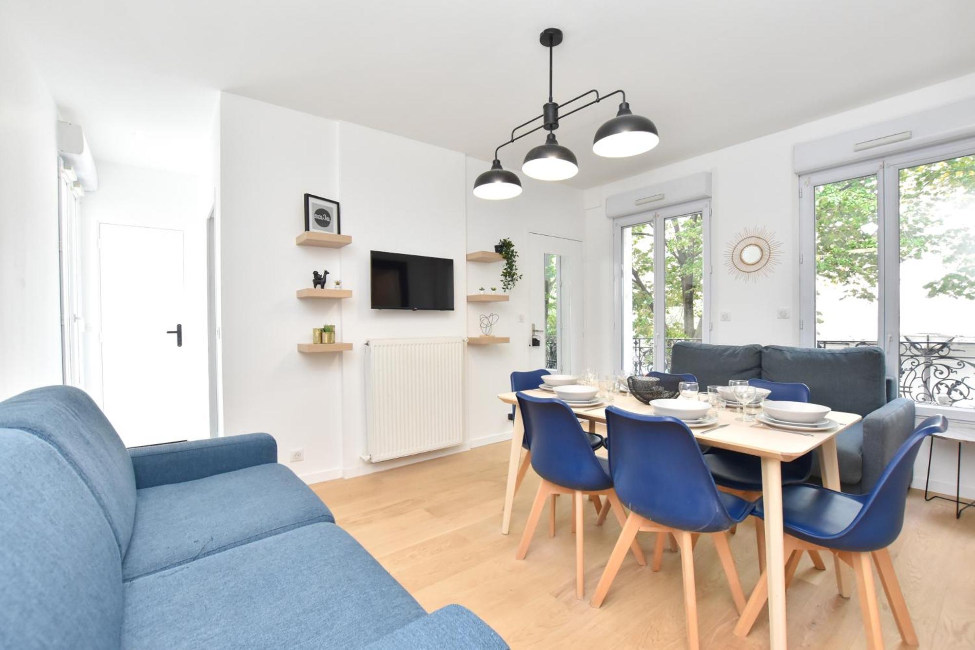 Authentic Apartment - 1Br-6P - Saint-Fargeau Paris Exterior photo
